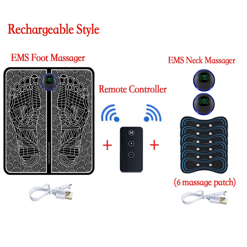 Rechargeable Foot Massager with Remote Control