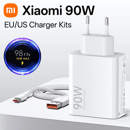 Xiaomi 90W HyperCharge Fast Charger with USB-C Cable
