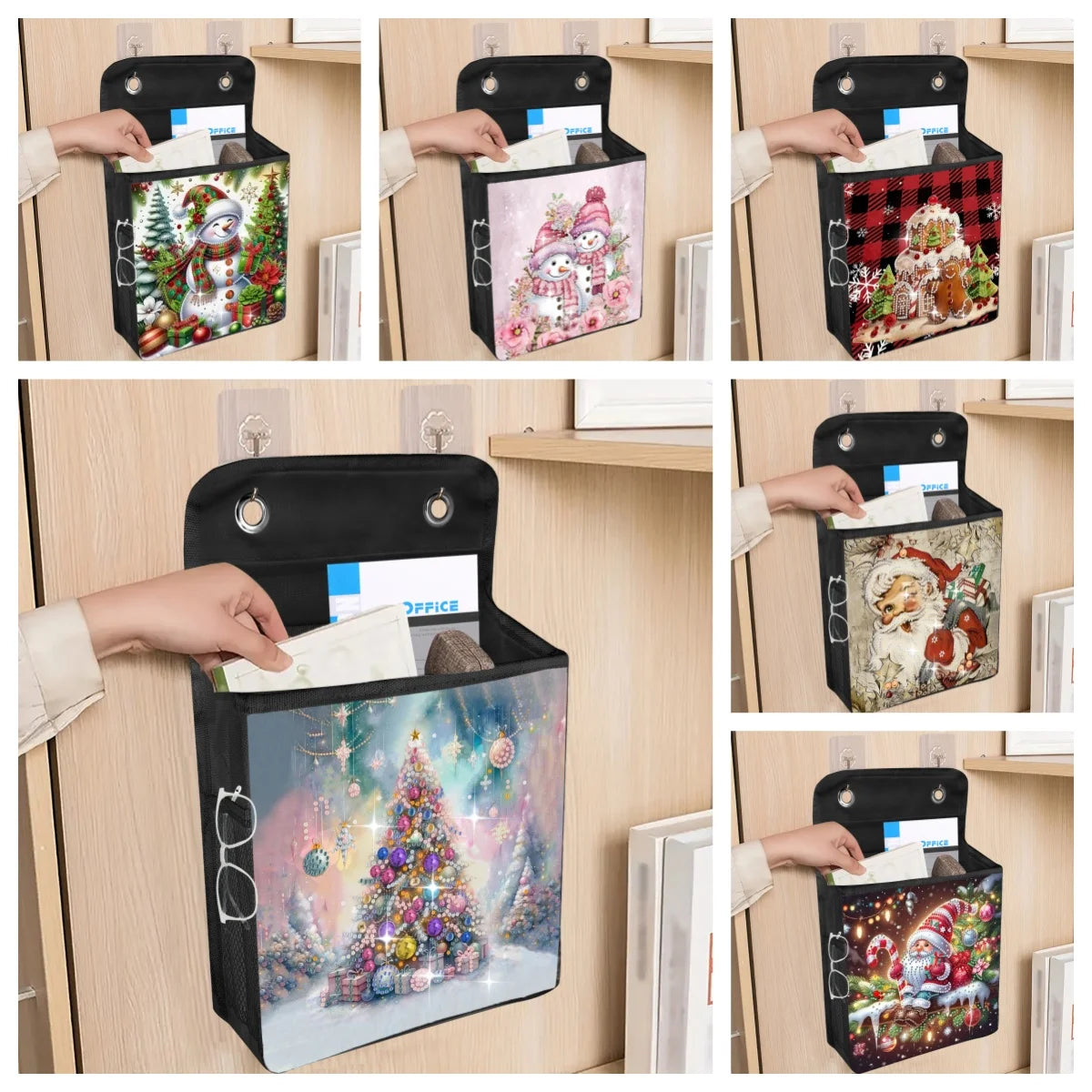 DIY Christmas Diamond Painting Hanging Bag