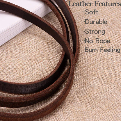 Genuine Leather Dog Leash for Small & Medium Pets
