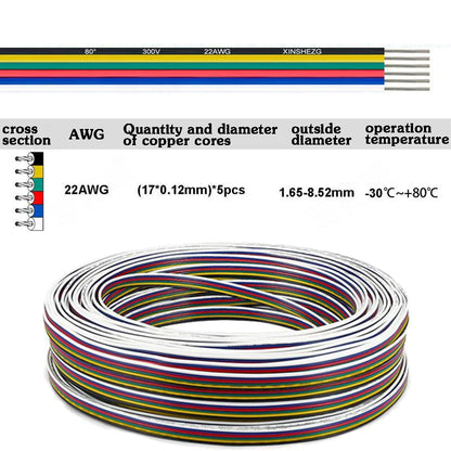 22AWG LED Extension Cable Wire