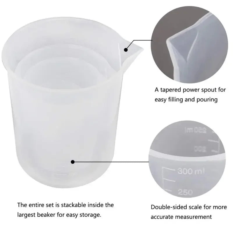 Plastic Graduated Measuring Cylinder with Hexagonal Base