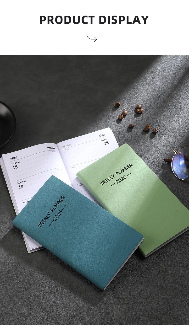 A6 Morandi Daily Planner & Weekly Organizer Notebook