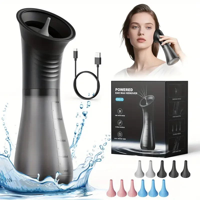 Electric Water Powered Ear Wax Removal System