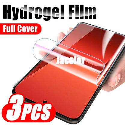 1-3Pcs Hydrogel Film For Xiaomi 12 13 12T Pro