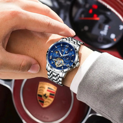 Men's Automatic Skeleton Mechanical Watch