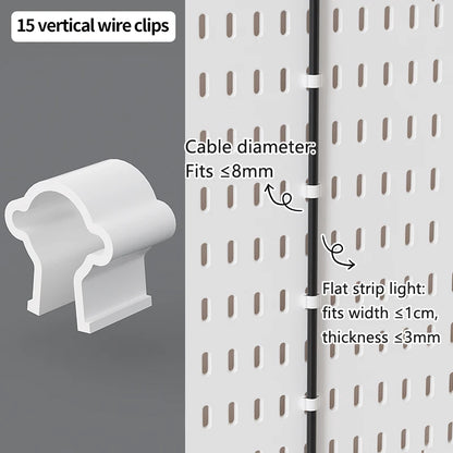 Adjustable Desktop Pegboard Organizer