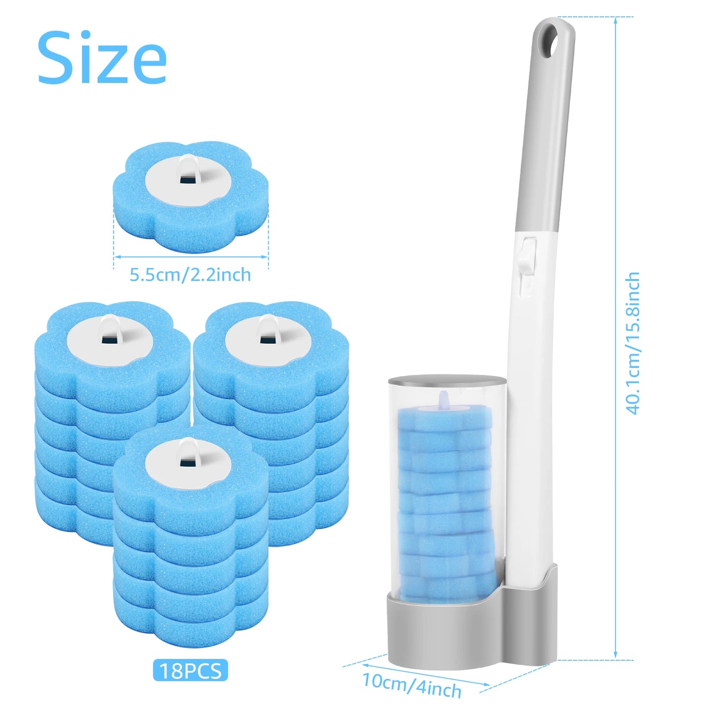 18 36pcs Toilet Brush