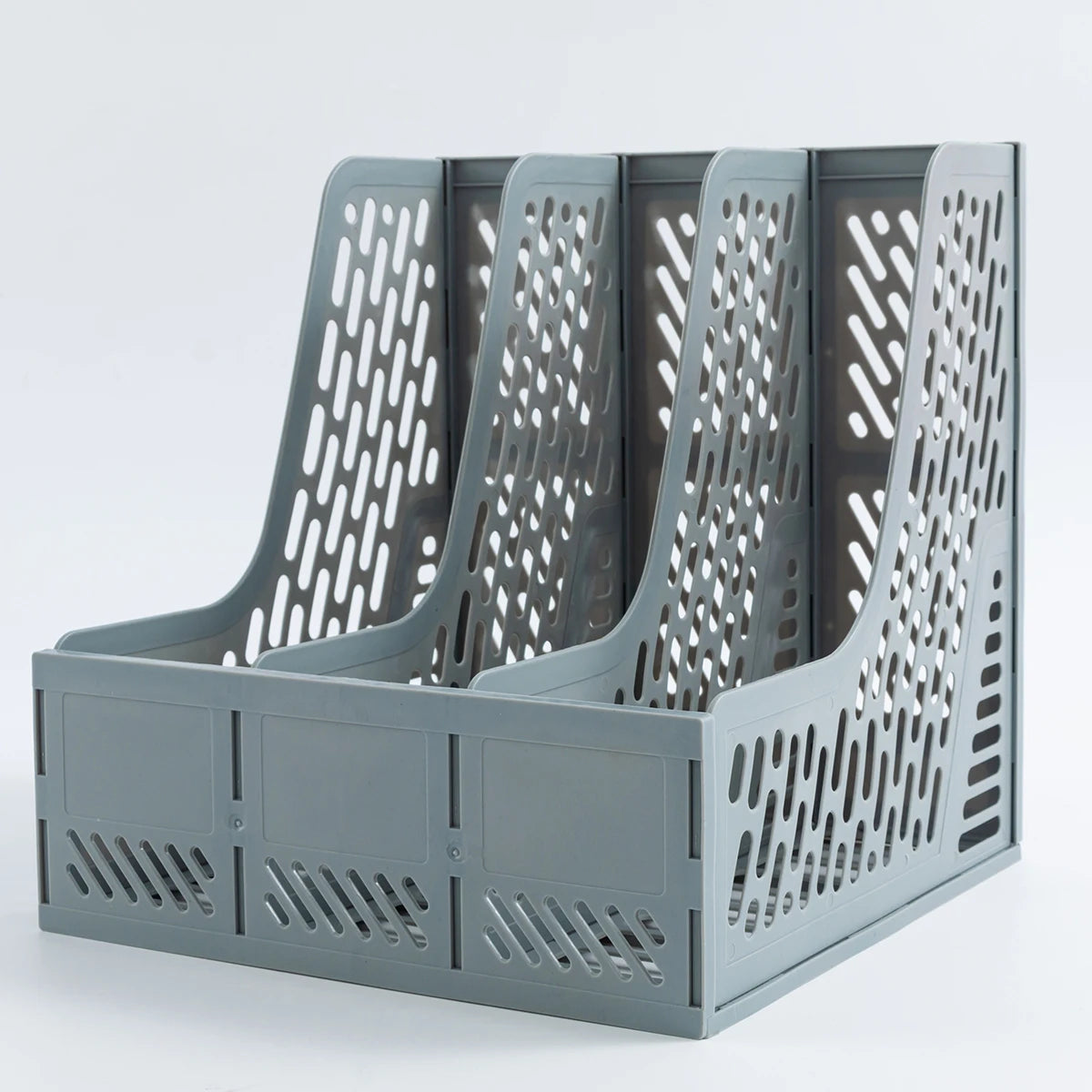 Large-Capacity Desktop File Rack for Document Organisation