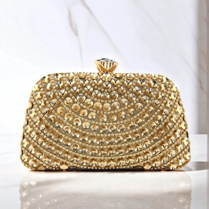 Acrylic Rhinestone Evening Clutch