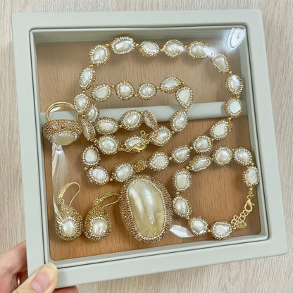 Natural Shell Pearl Jewellery Set