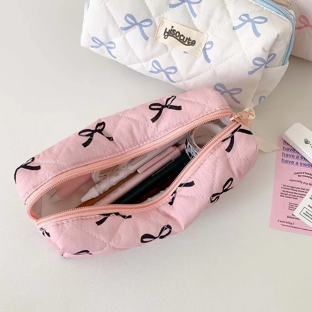 Korean Style Bow Stationery Bag