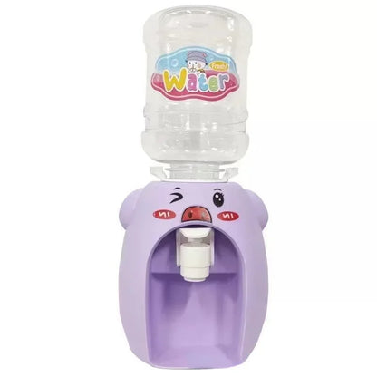 Cartoon Mini Water Cooler with Cup & Bottle