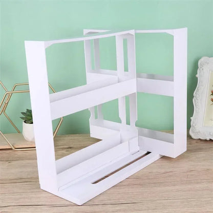 Rotating 2-Tier Spice Storage Rack