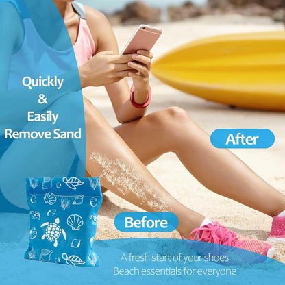 Reusable Sand Cleaning Pouch for Beach & Travel