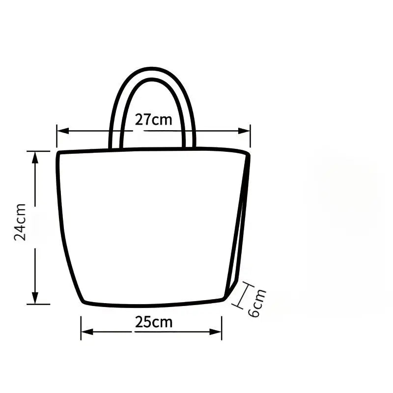 Cute Bear Canvas Mini Tote Bag