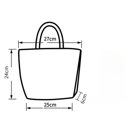 Cute Bear Canvas Mini Tote Bag