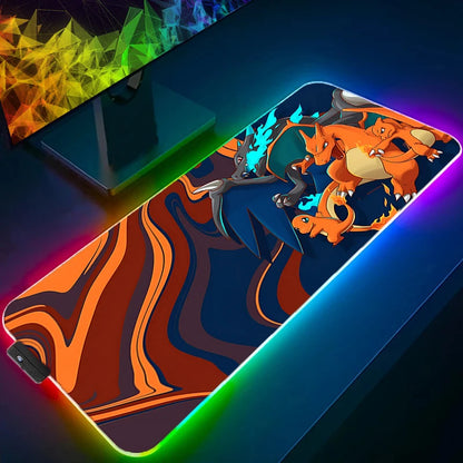 LED Backlit XXL Mouse Pad & Keyboard Mat