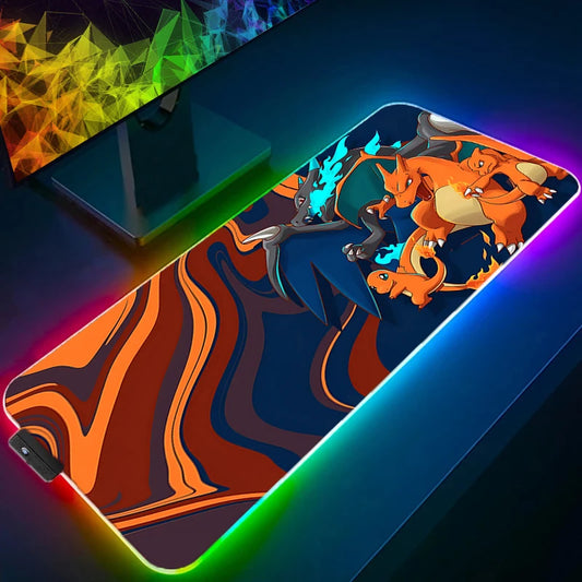 LED Backlit XXL Mouse Pad & Keyboard Mat