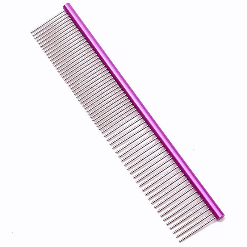 Stainless Steel Pet Grooming Comb for Dogs & Cats