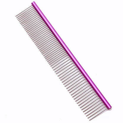 Stainless Steel Pet Grooming Comb for Dogs & Cats