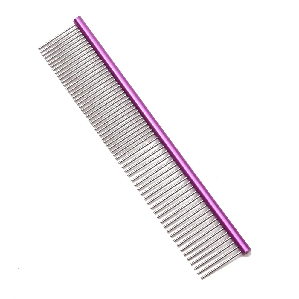 Stainless Steel Pet Grooming Comb for Dogs & Cats