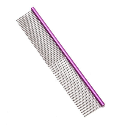 Stainless Steel Pet Grooming Comb for Dogs & Cats