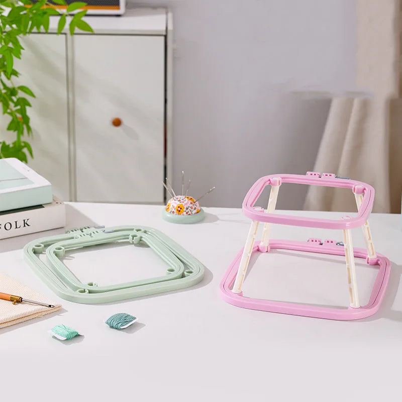 Double-Layer ABS Embroidery Hoop Frame Kit