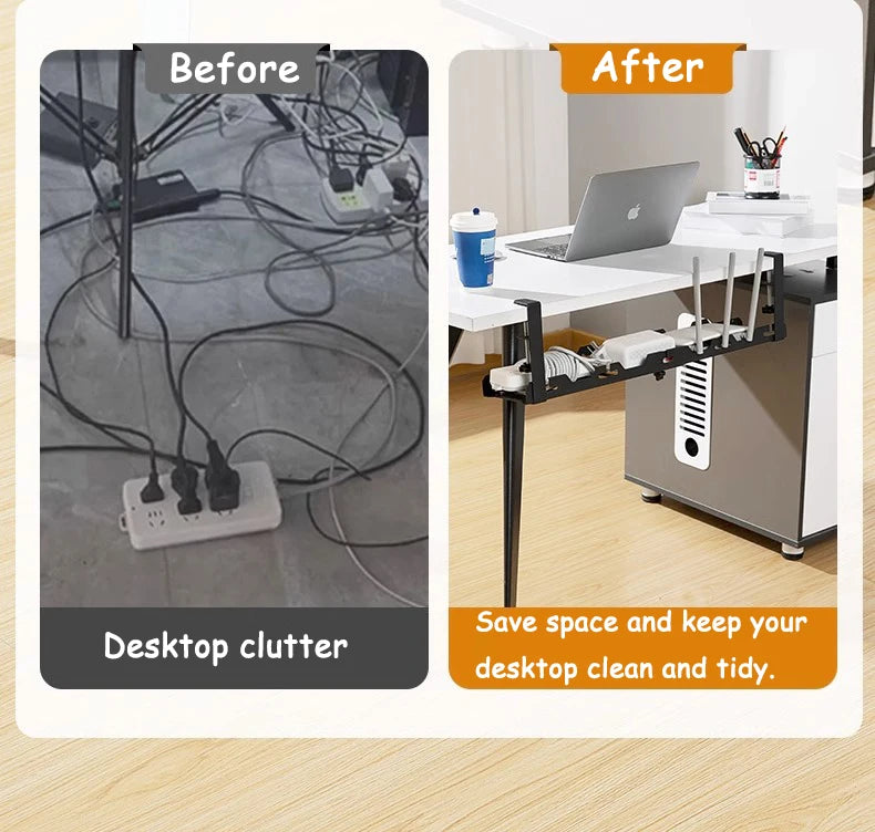 Under Desk Cable Management Tray