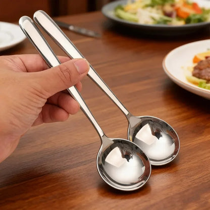 Stainless Steel Long Handle Soup Spoon
