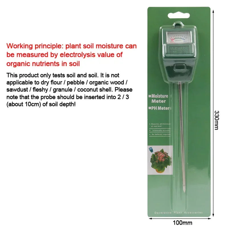 Soil Hygrometer Moisture Sensor Measurement Tester