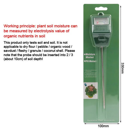 Soil Hygrometer Moisture Sensor Measurement Tester