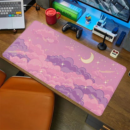 Anime Gaming Mouse Pad Skyscape Desk Mat
