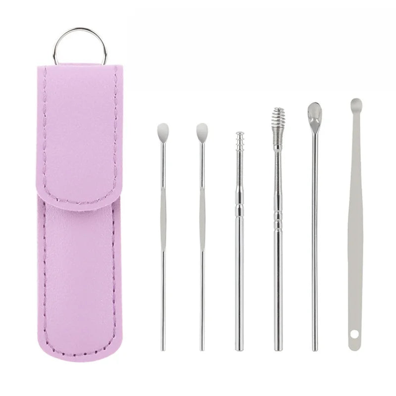 Stainless Steel Ear Wax Cleaner Set
