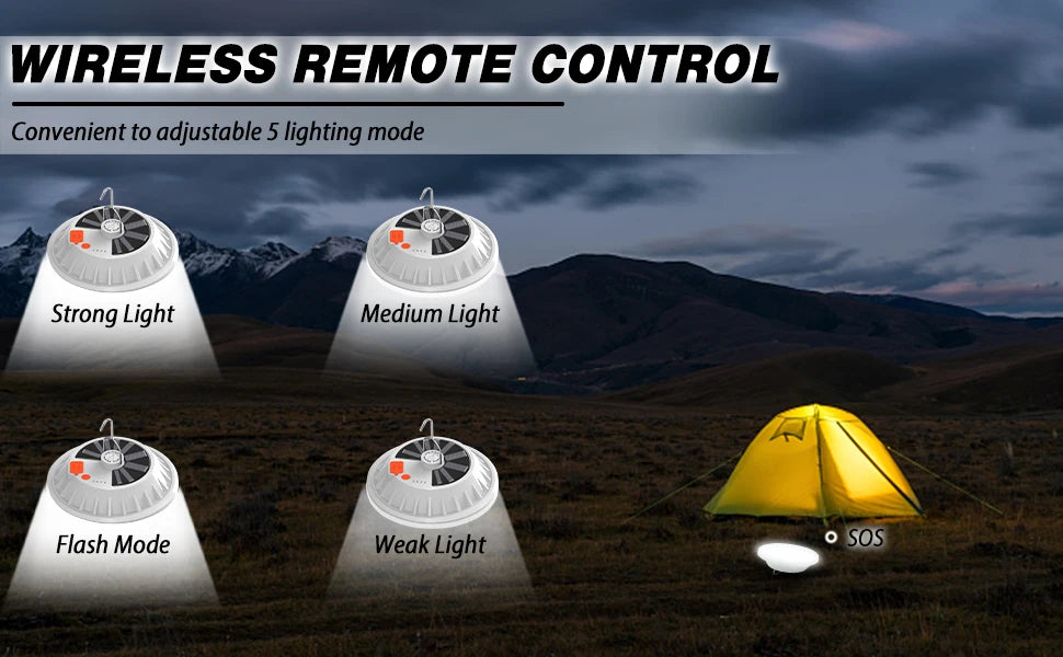Solar Rechargeable Camping Lantern