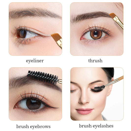 Double Ended Eyeshadow Makeup Brushes