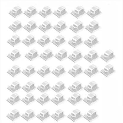 Adhesive Cable Holder Clips – Self-Stick Wire Management Organisers
