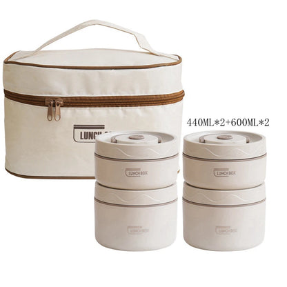 Insulated Stainless Steel Lunch Container Set