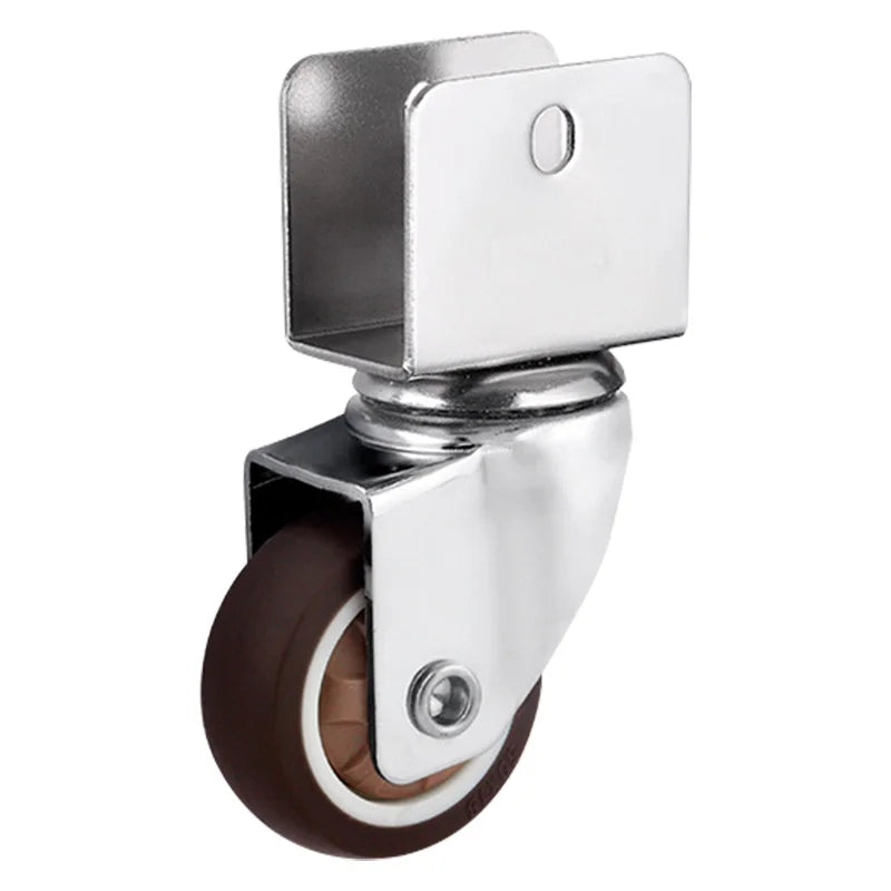 Soft Rubber Swivel Furniture Castor Wheels with Brake