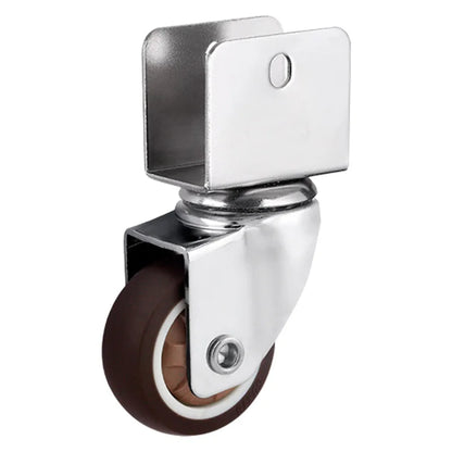 Soft Rubber Swivel Furniture Castor Wheels with Brake