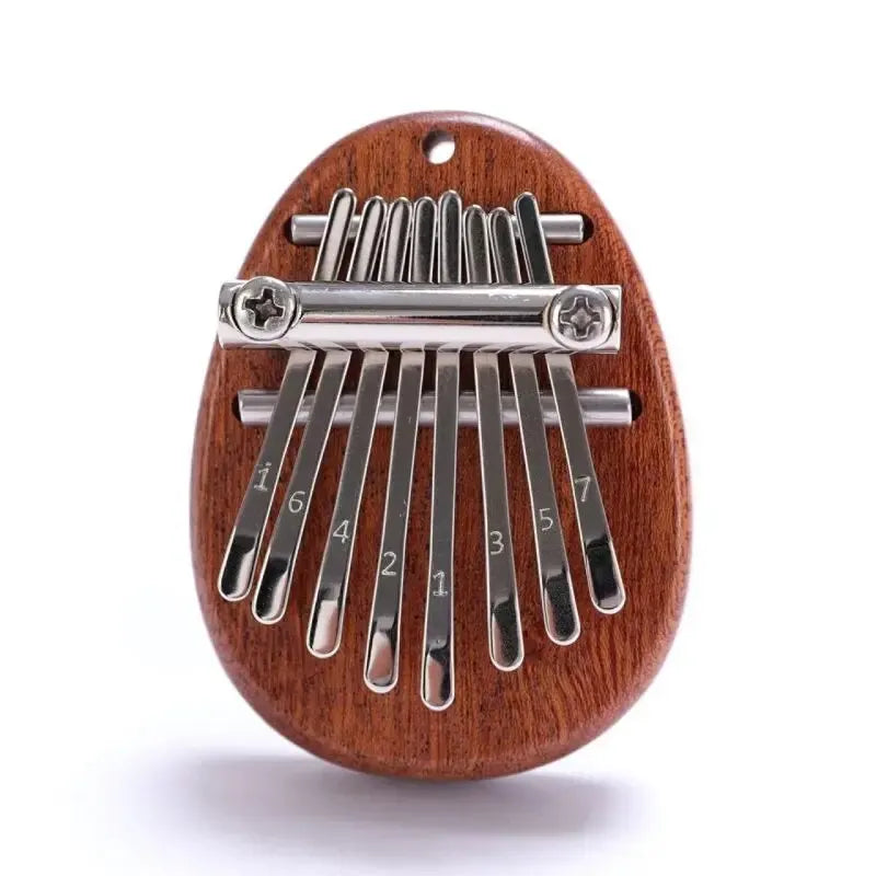 8-Key Mini Wooden Kalimba Thumb Piano