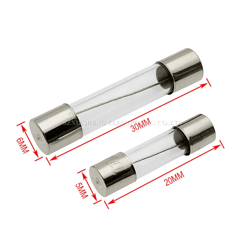 Fast Blow Glass Tube Fuse Set