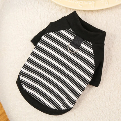 Striped Pet Pullover Shirt