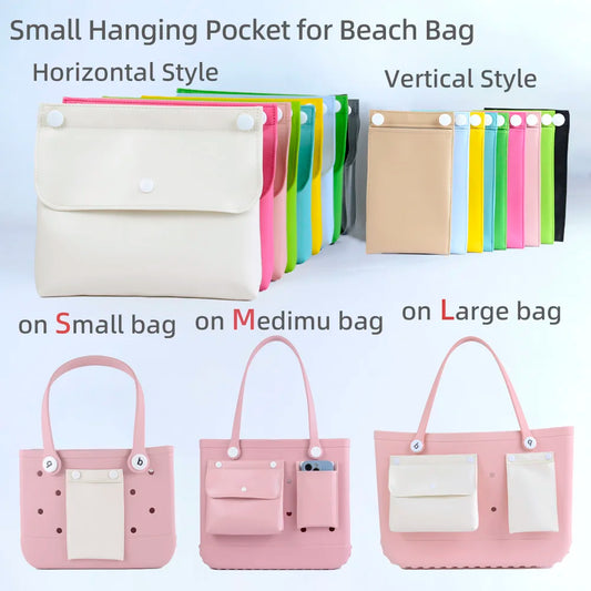 PU Hanging Pocket Organizer for Beach Bags