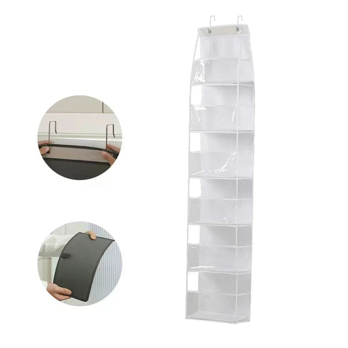 4/6-Tier Hanging Fabric Storage Organiser
