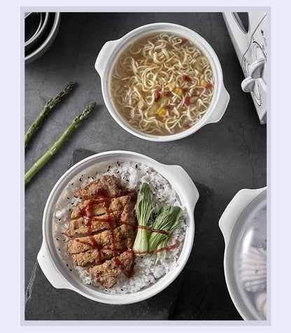 Microwave Food Steamer & Soup Bowl with Lid