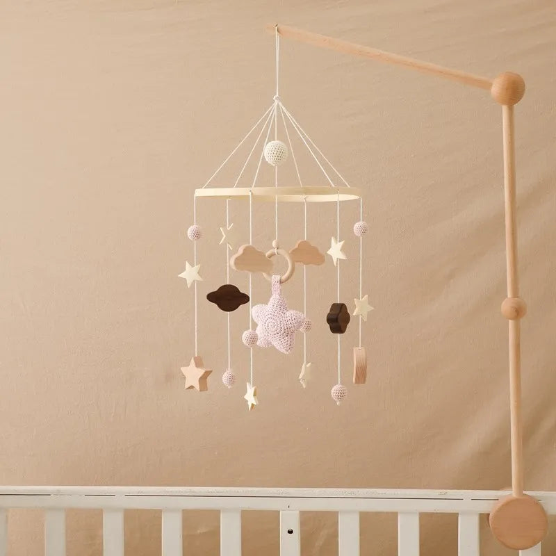 Wooden Baby Crib Mobile