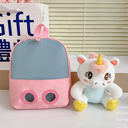 Plush 3D Unicorn Kids Backpack