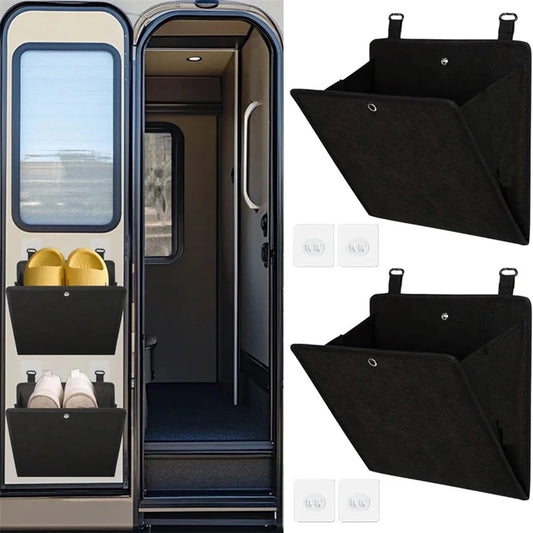 Wall-Mounted RV Shoe Rack Organizer