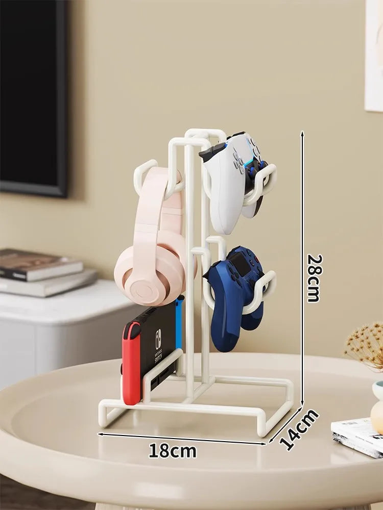 Metal Headphone Stand & Controller Holder for Desk